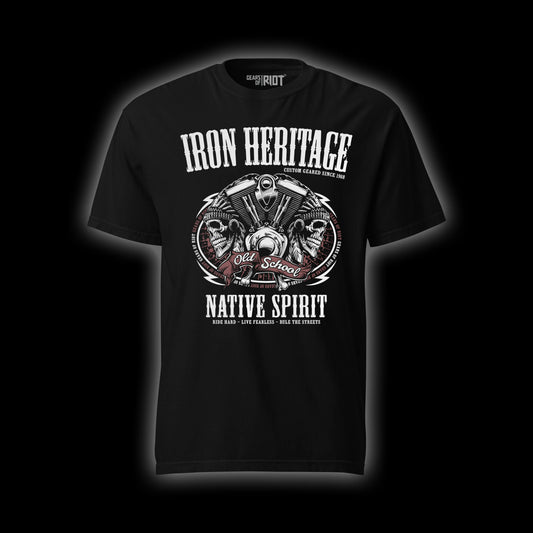 Iron Heritage [red] - Premium Organic Shirt