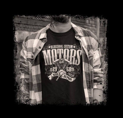 Oldschool Custom [grey] - Premium Organic Shirt
