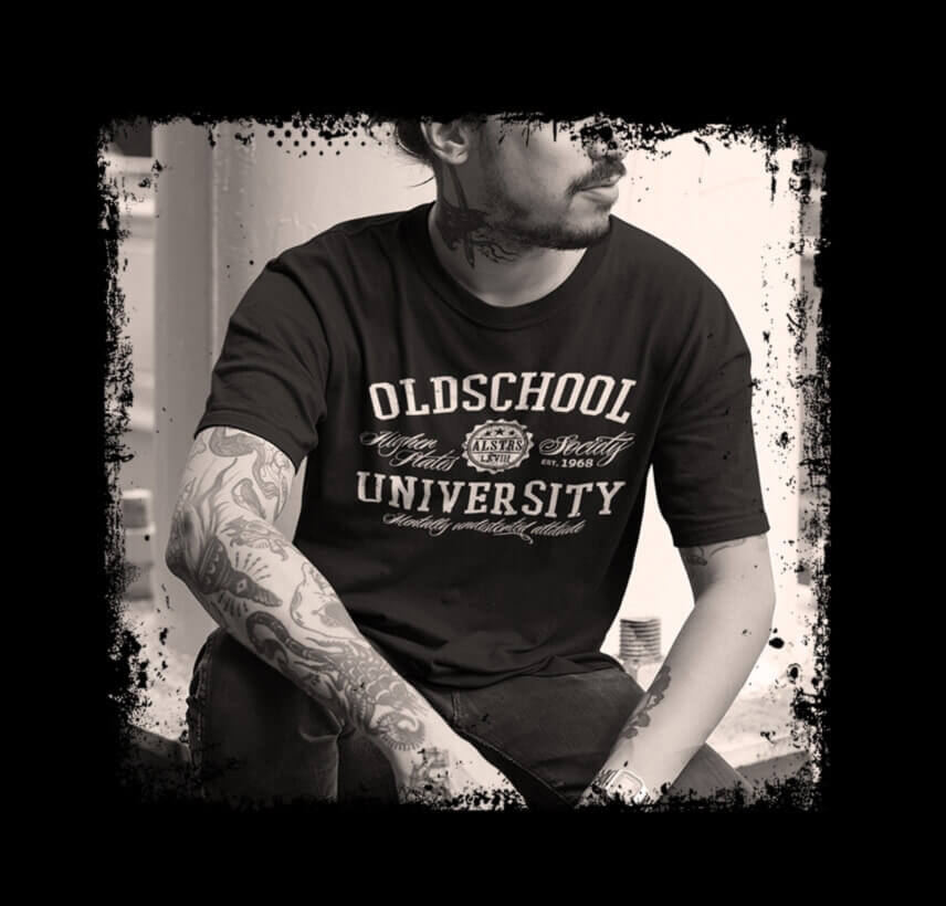 Oldschool University - Premium Organic Shirt