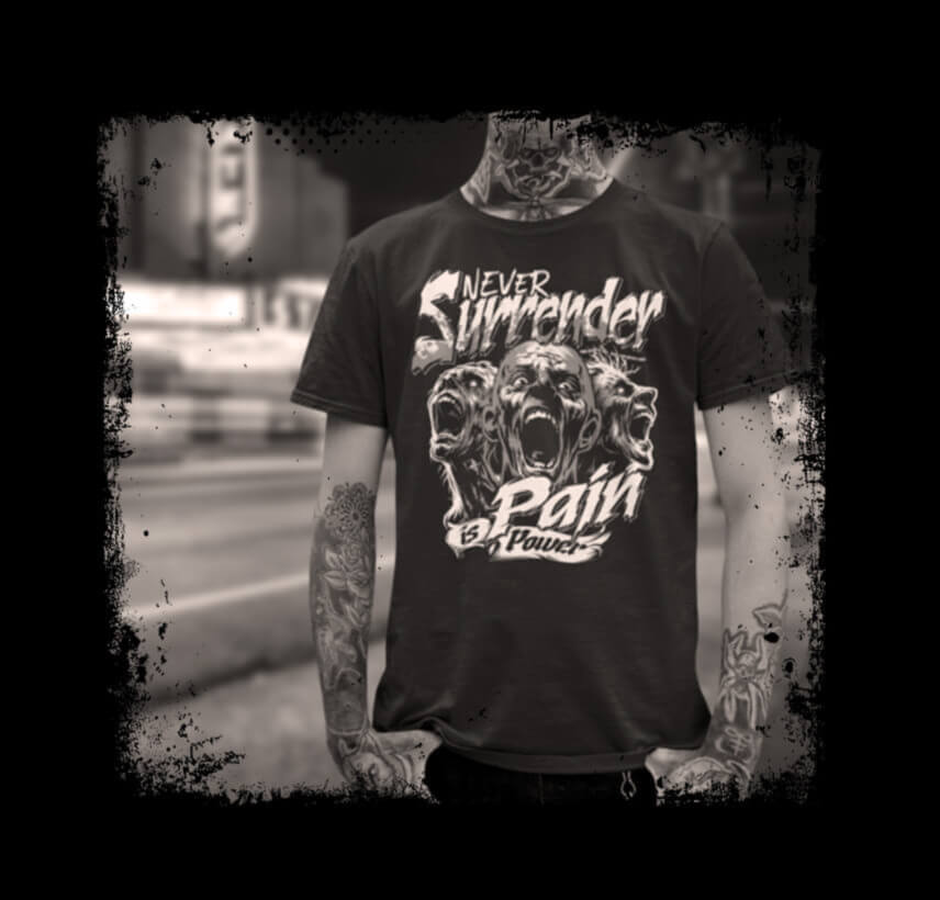 Pain is Power [grey] - Premium Organic Shirt