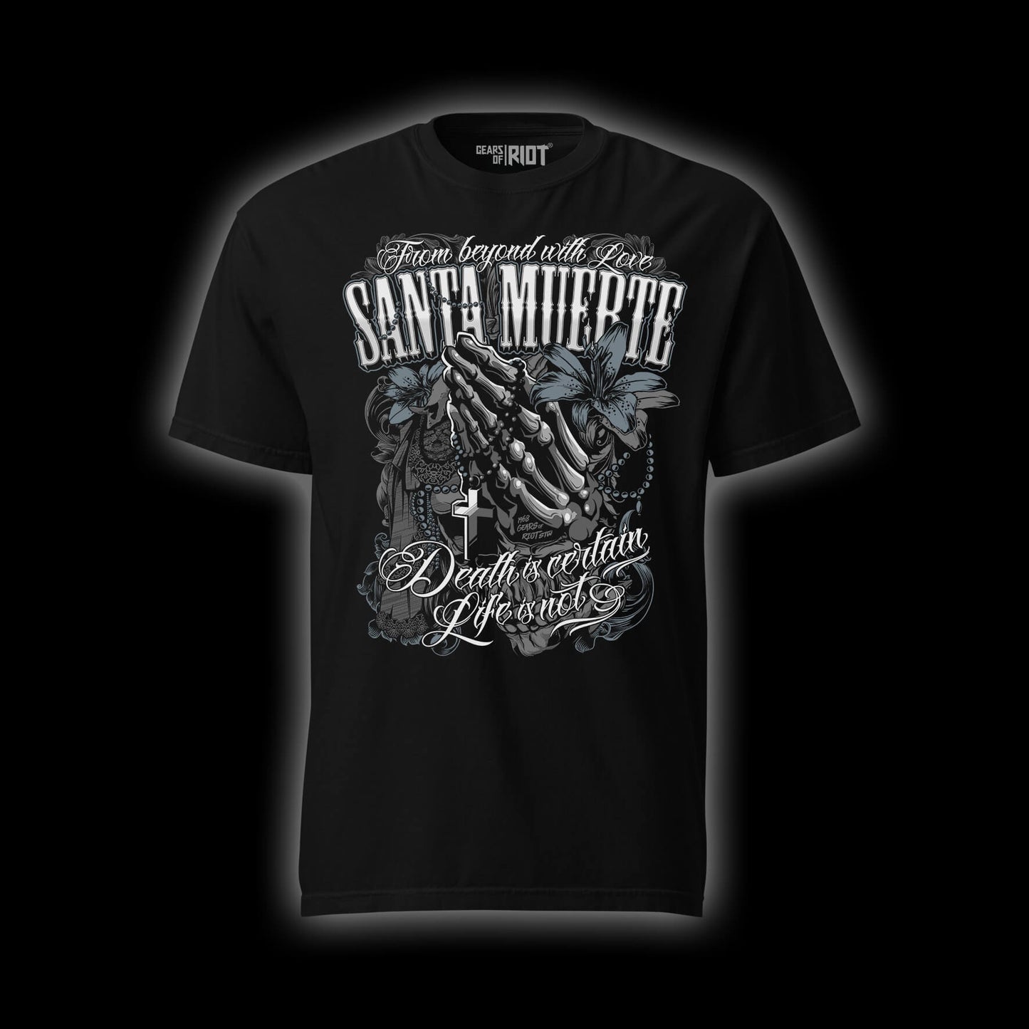 Santa Muerte [blue] - Premium Organic Shirt
