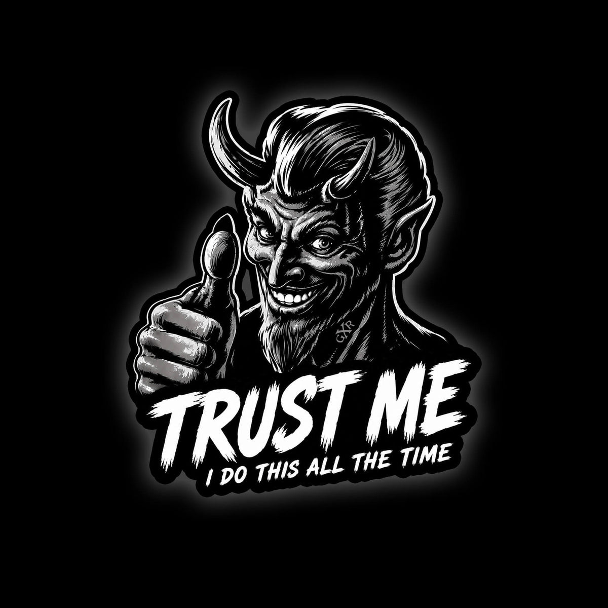 Trust Me - Aufkleber